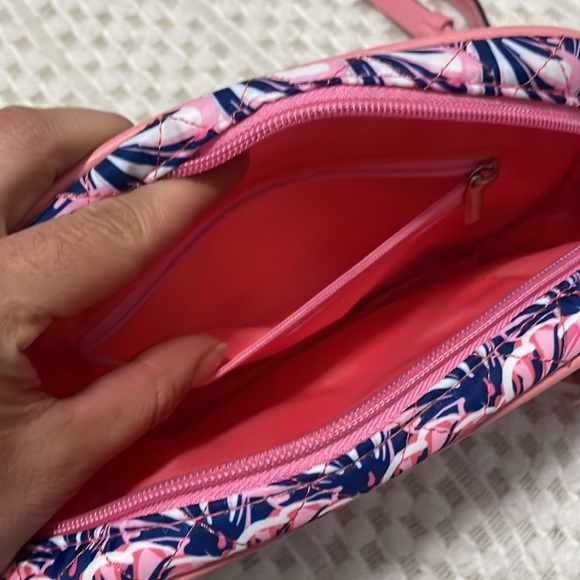 NWT Simply Southern Scallop Chaincross Pink and Blue Women's Crossbody Bag - Picture 10 of 15